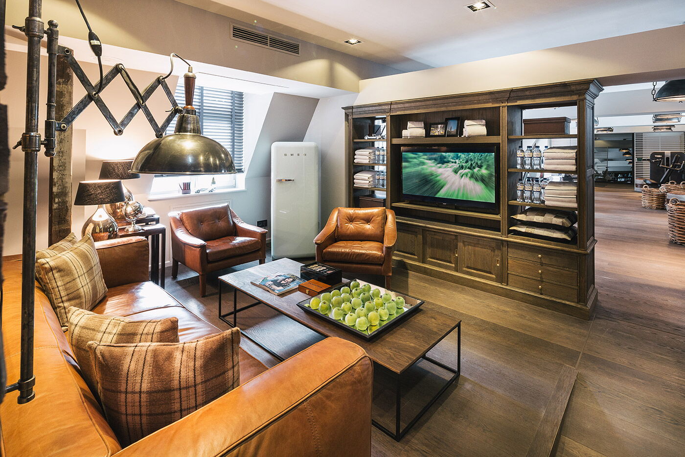 Lounge-Bereich im Vier Jahreszeiten Spa im Vier Jahreszeiten in Hamburg