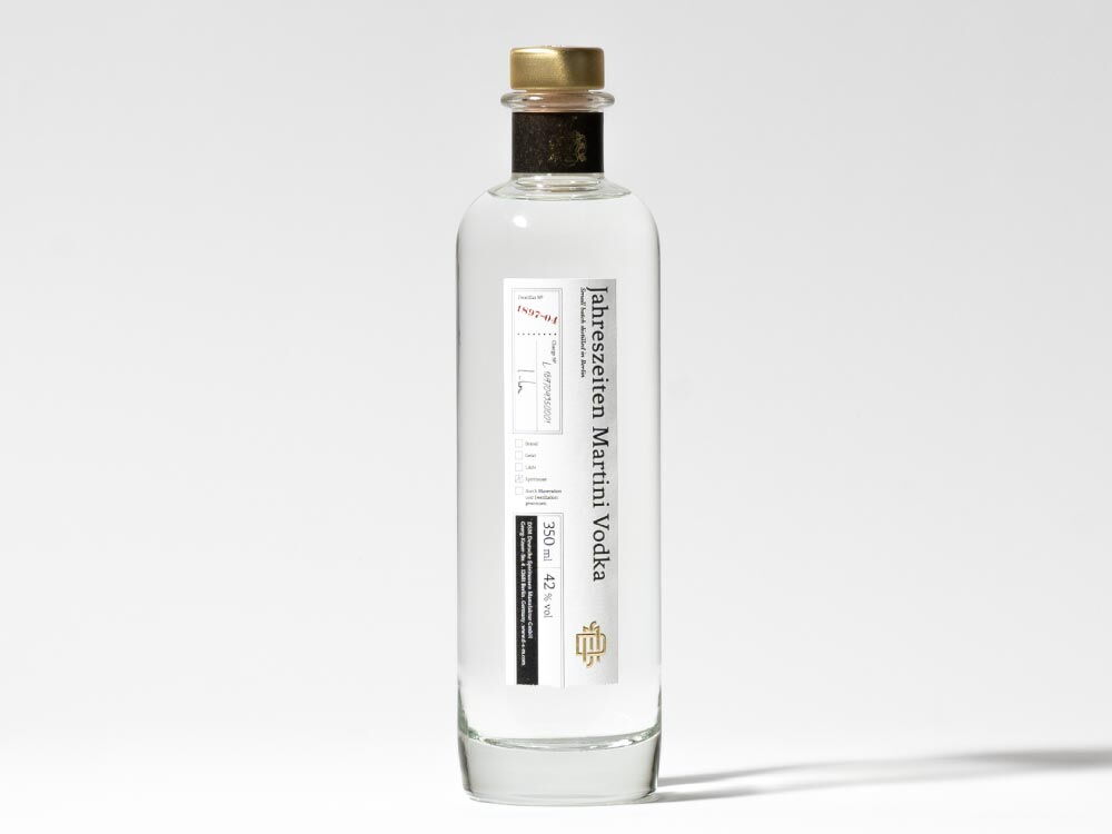 Jahreszeiten London Martini Vodka (350 ml) - Ein Produkt des Hotel Vier Jahreszeiten in Hamburg