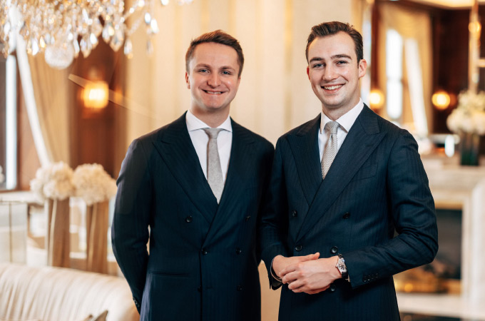 Concierges Linus Eckmann and Luis Hänßgen